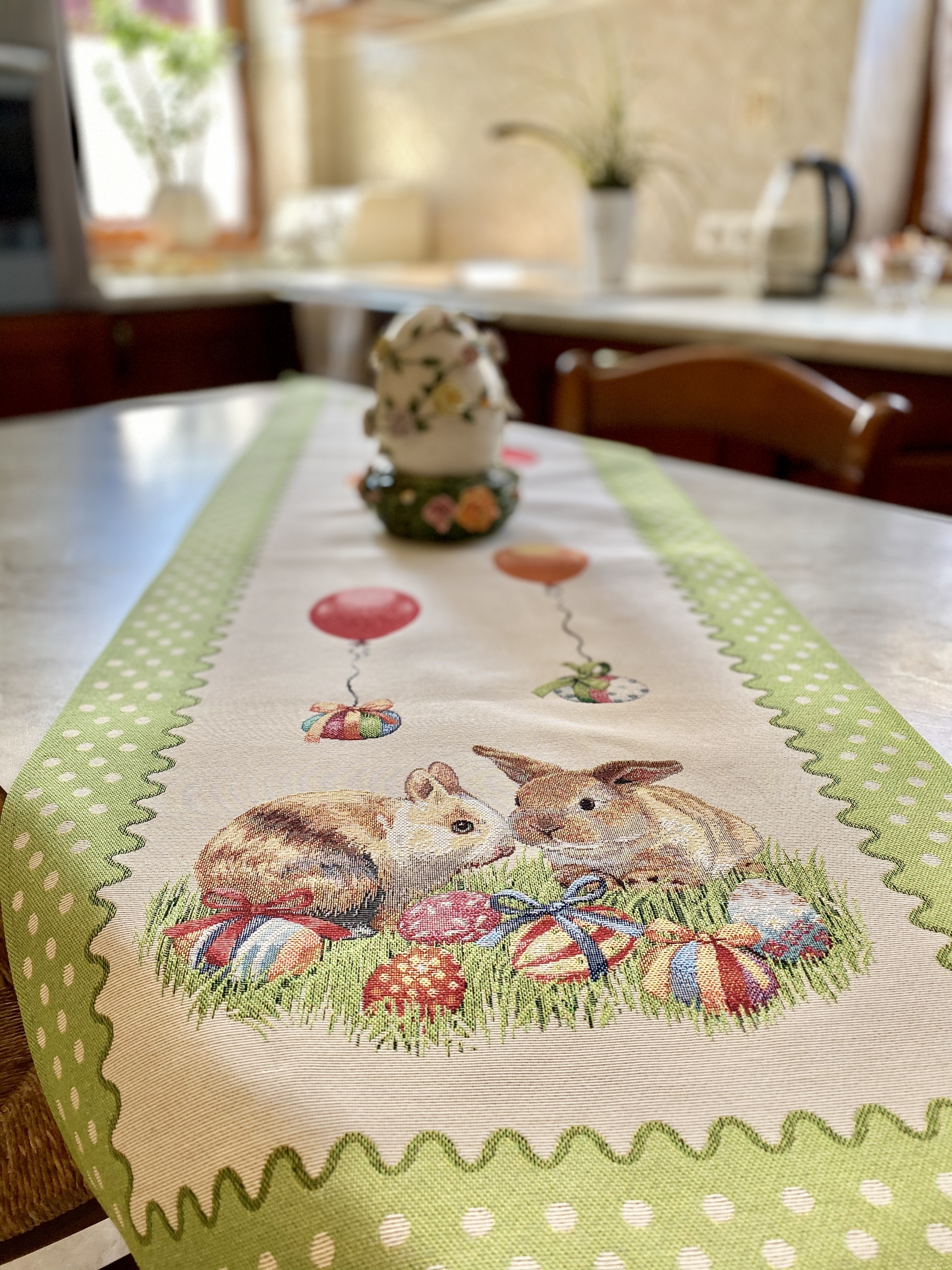 Доріжка гобеленова RUNNER865-45 Limaso, 45x140, 140, 45, Прямокутна, Великодній, Без люрексу, 75% поліестер, 22% бавовна, 3% акрил, Гобелен - фото 3