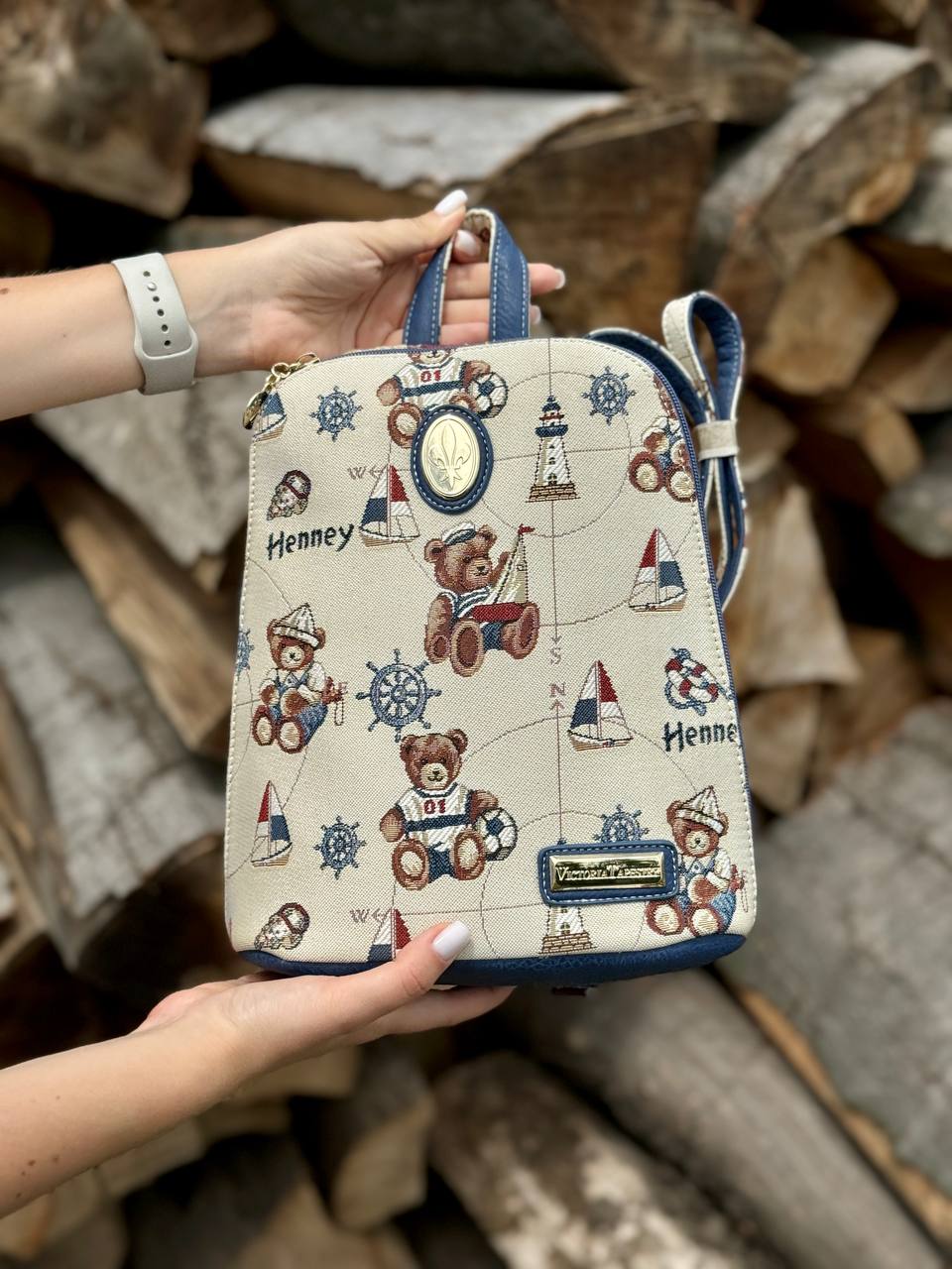 Сумка гобеленова SG03 Limaso, 24x29x10, Повсякденний, Без люрексу, 75% поліестер, 22% бавовна, 3% акрил, Гобелен - фото 4
