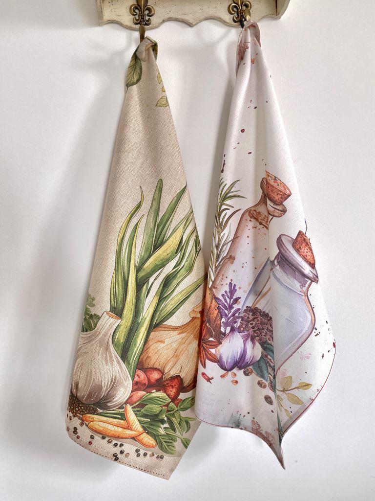 Набір з 2 шт. кухонних рушників "Kitchen Spices" SET TOWELS-06, 45x65, Прямокутна, Повсякденний, Принт, 100% бавовна, 2 шт. - фото 3