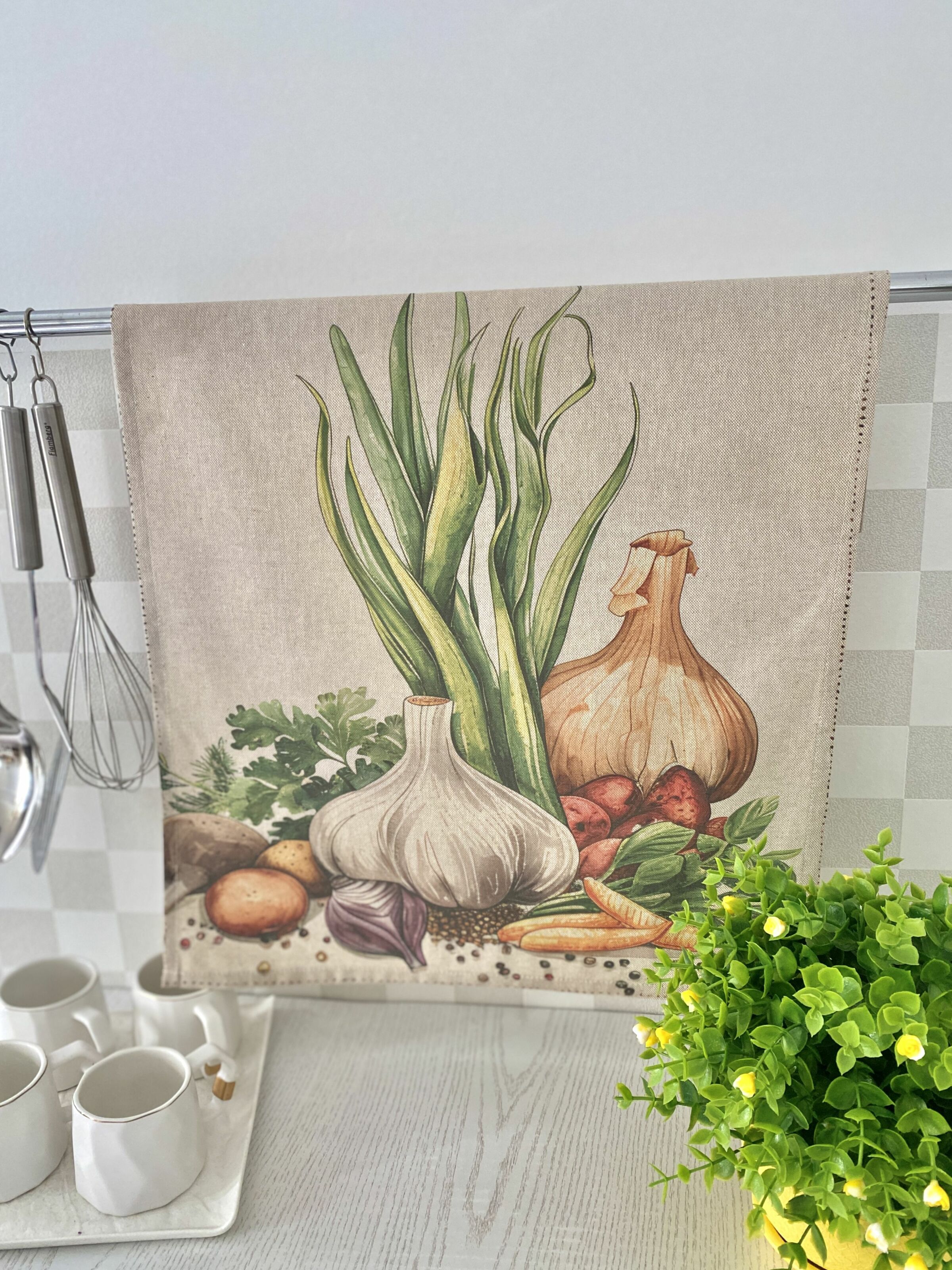 Набір з 2 шт. кухонних рушників "Kitchen Spices" SET TOWELS-06, 45x65, Прямокутна, Повсякденний, Принт, 100% бавовна, 2 шт. - фото 5