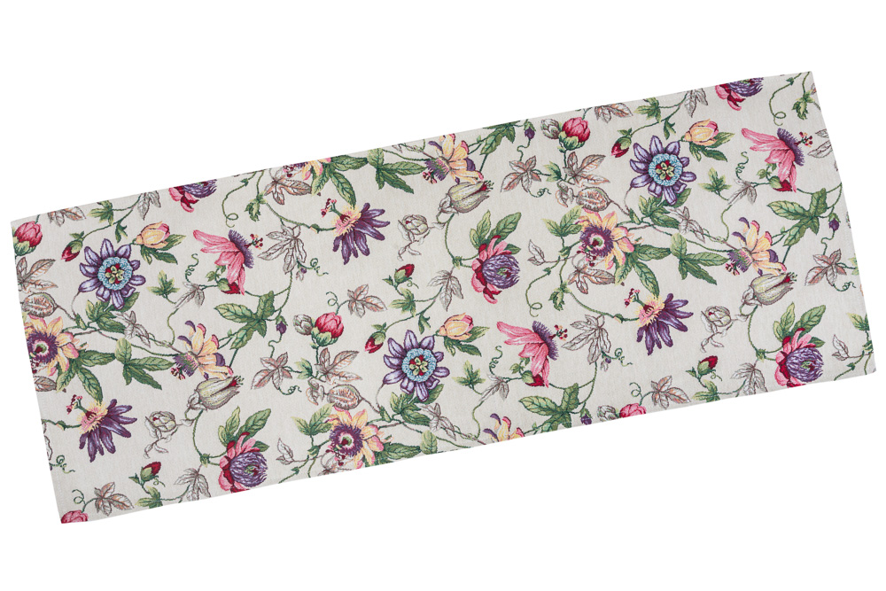 Доріжка гобеленова EDEN043 Limaso, 37x100, 100, 37, Прямокутна, Квітковий, Без люрексу, 75% поліестер, 22% бавовна, 3% акрил, Гобелен - фото 2