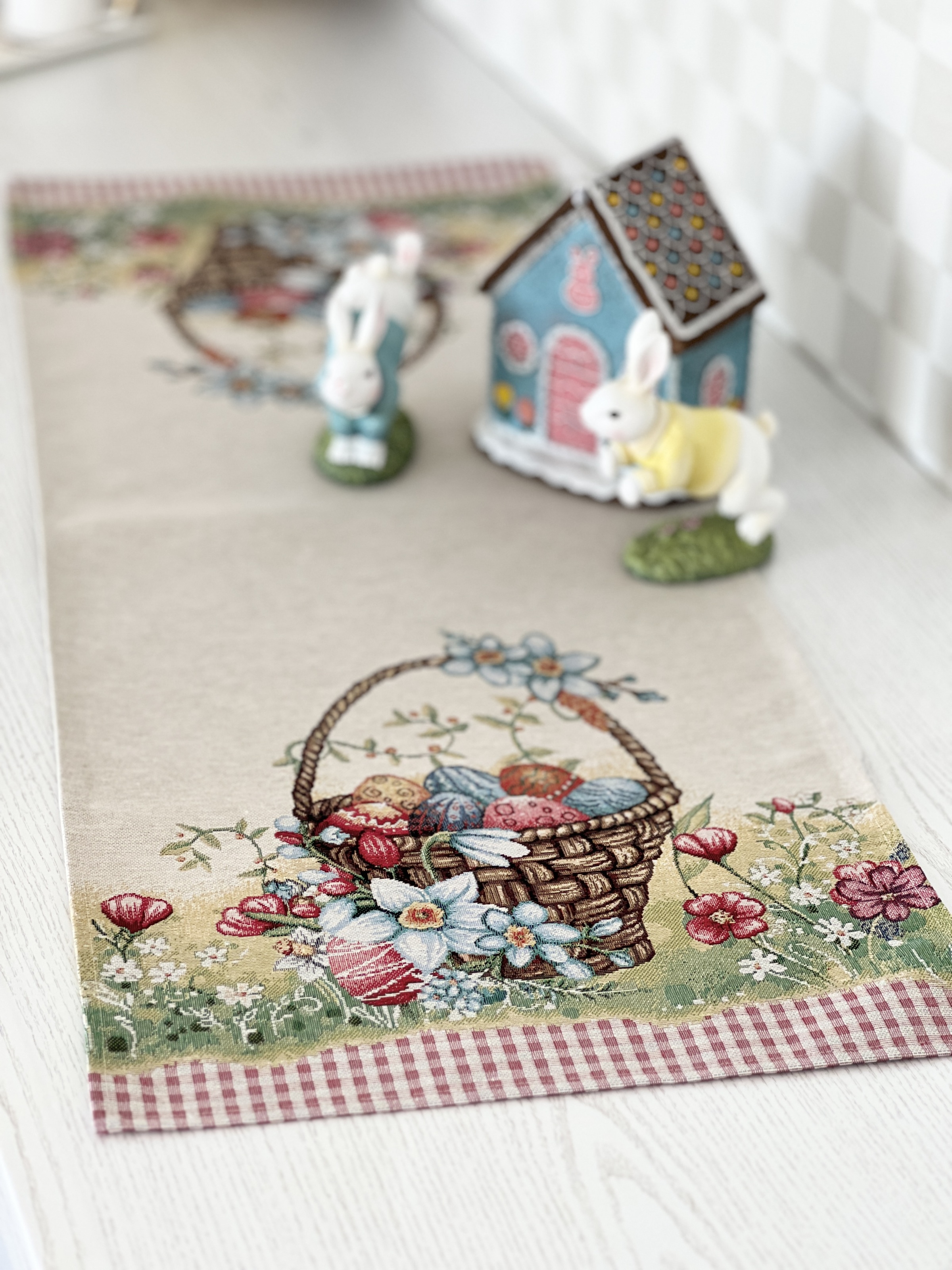 Доріжка гобеленова MAGIC EASTER Limaso, 37x100, 100, 37, Прямокутна, Великодній, Без люрексу, 75% поліестер, 22% бавовна, 3% акрил, Гобелен - фото 5