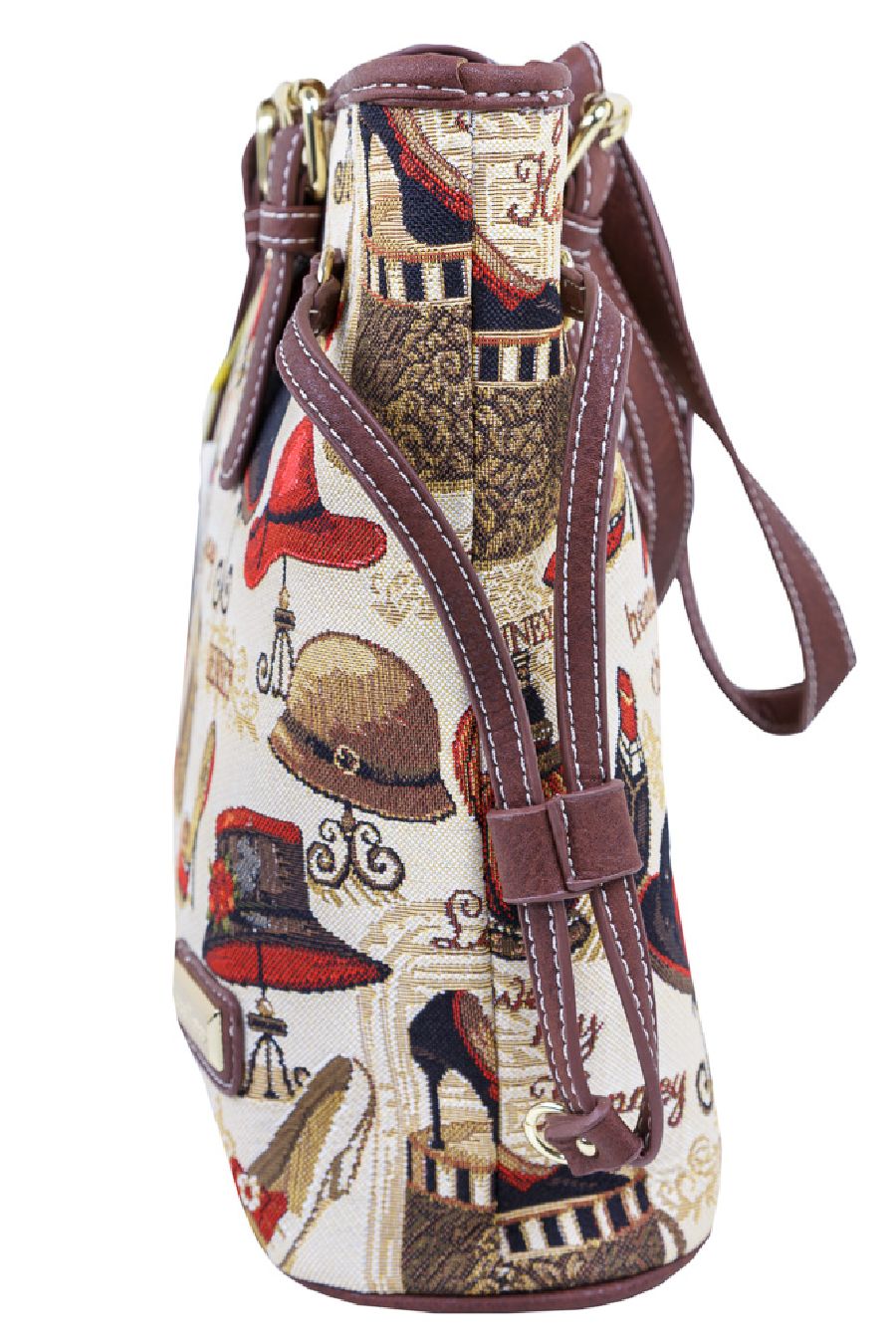 Сумка гобеленова SG07 Limaso, 34x28x11, Повсякденний, Без люрексу, 75% поліестер, 22% бавовна, 3% акрил, Гобелен - фото 3