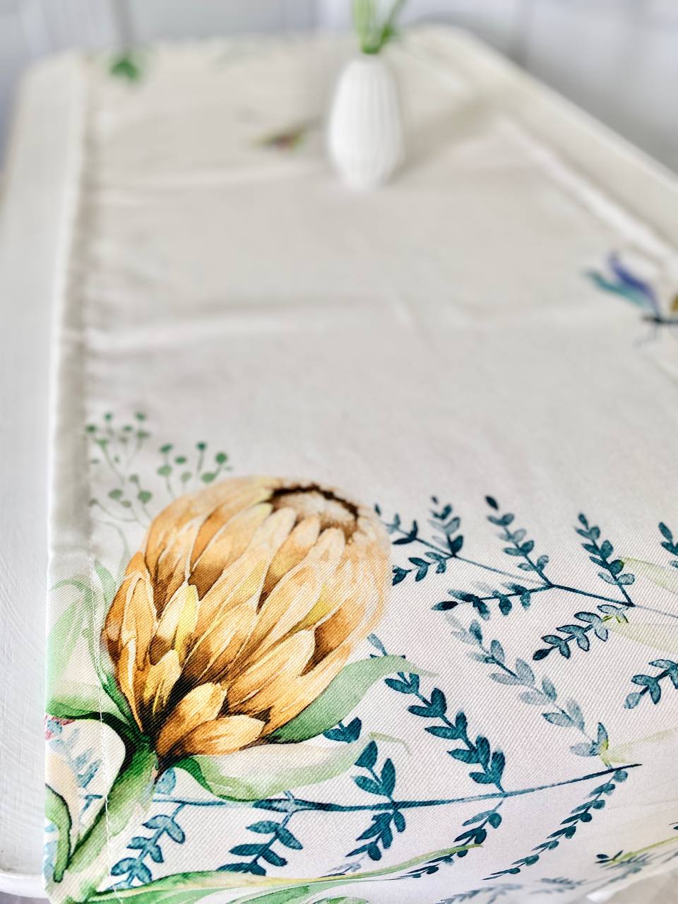 Доріжка з водовідштовхуючим покриттям MANTEL PROTEA, 40x100, Прямокутна, Квітковий, З водовідштовхуючим покриттям, 75% бавовна, 25% поліестер, Водовідштовхуючий - фото 11