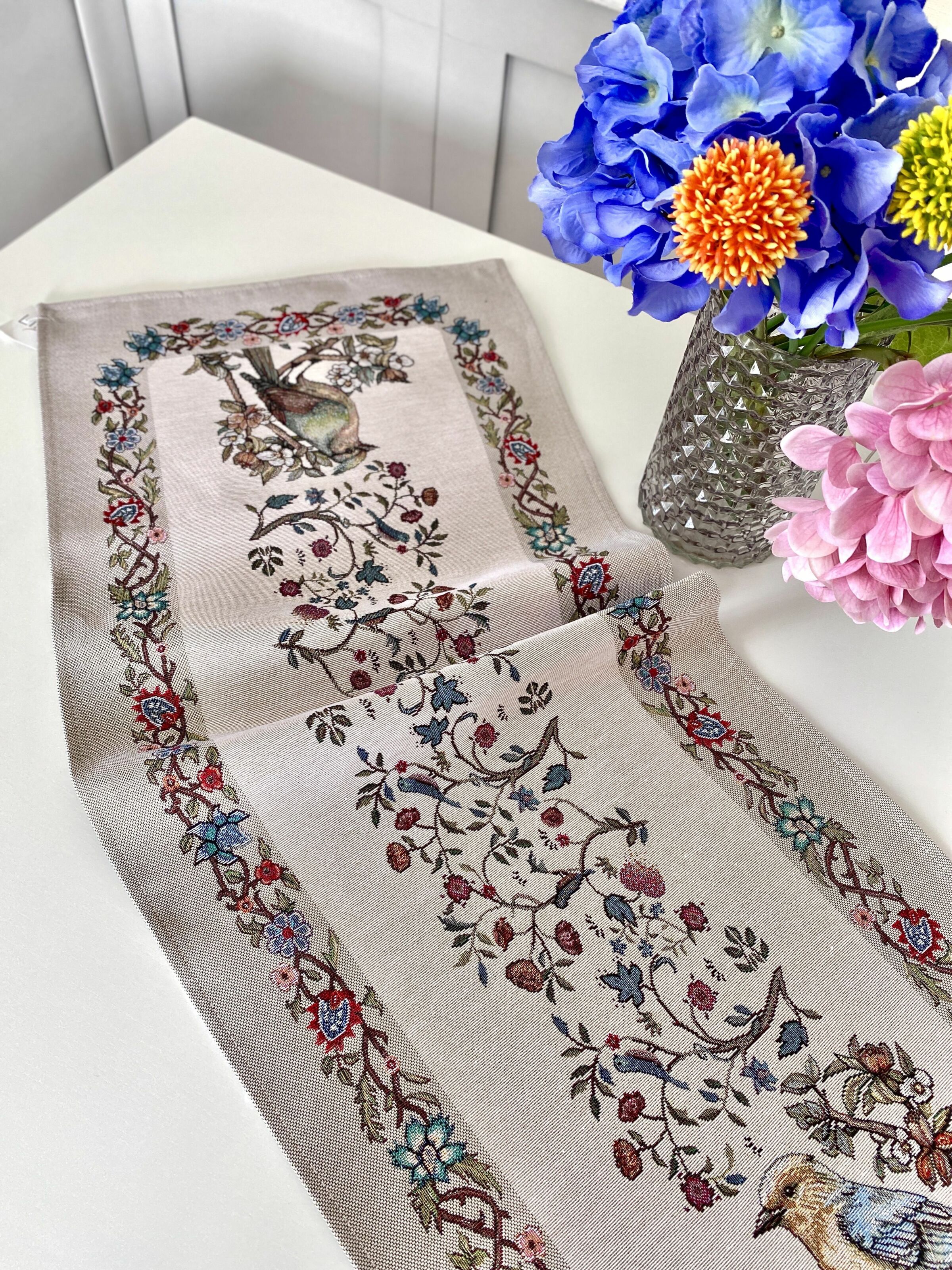Доріжка гобеленова RUNNER1367 Limaso, 45x140, 140, 45, Прямокутна, Класичний, Без люрексу, 75% поліестер, 22% бавовна, 3% акрил, Гобелен - фото 8