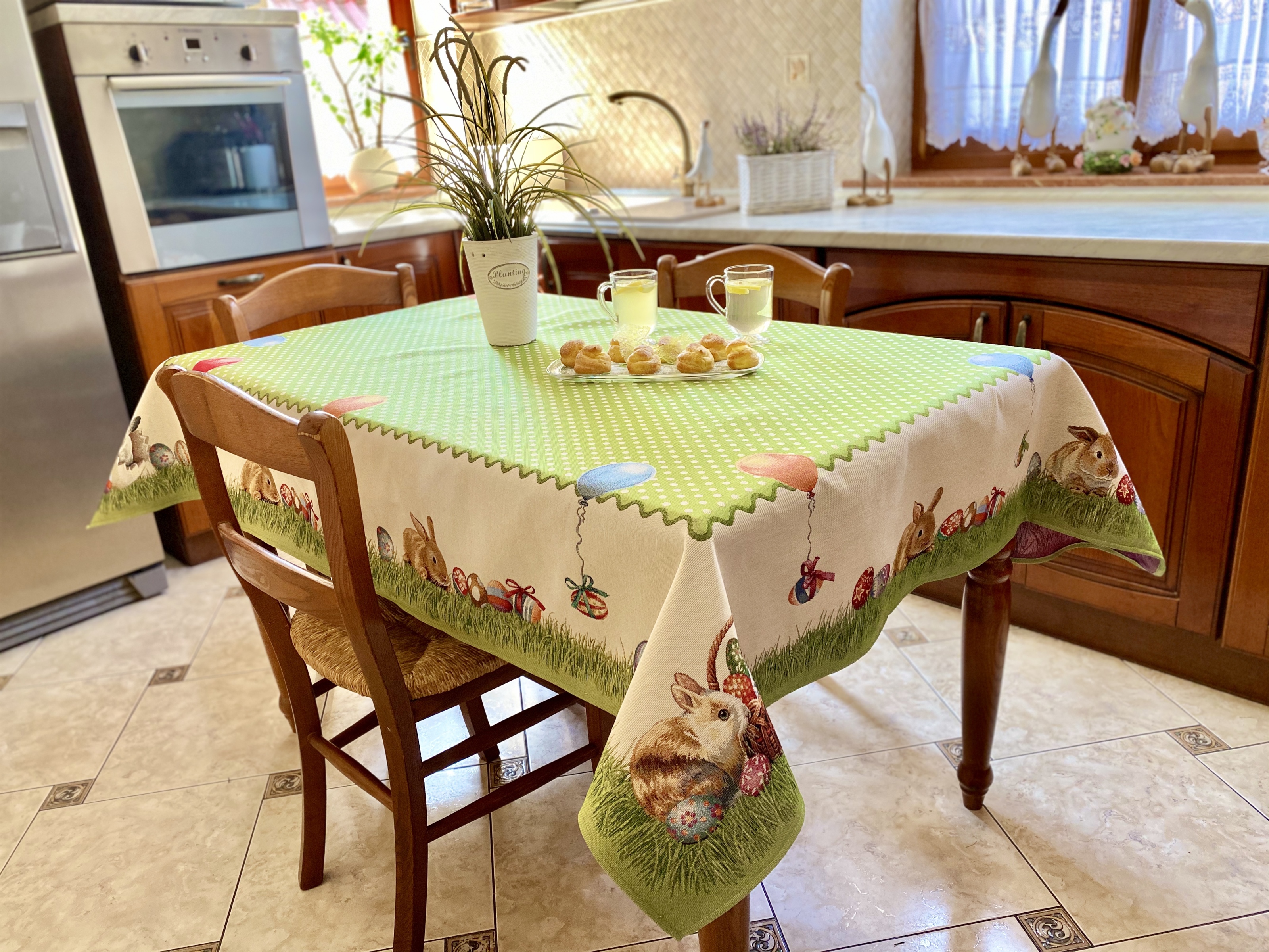 Скатертина гобеленова RUNNER865 Limaso, 137х280, Прямокутна, Великодній, Без люрексу, 75% поліестер, 22% бавовна, 3% акрил, Гобелен - фото 4