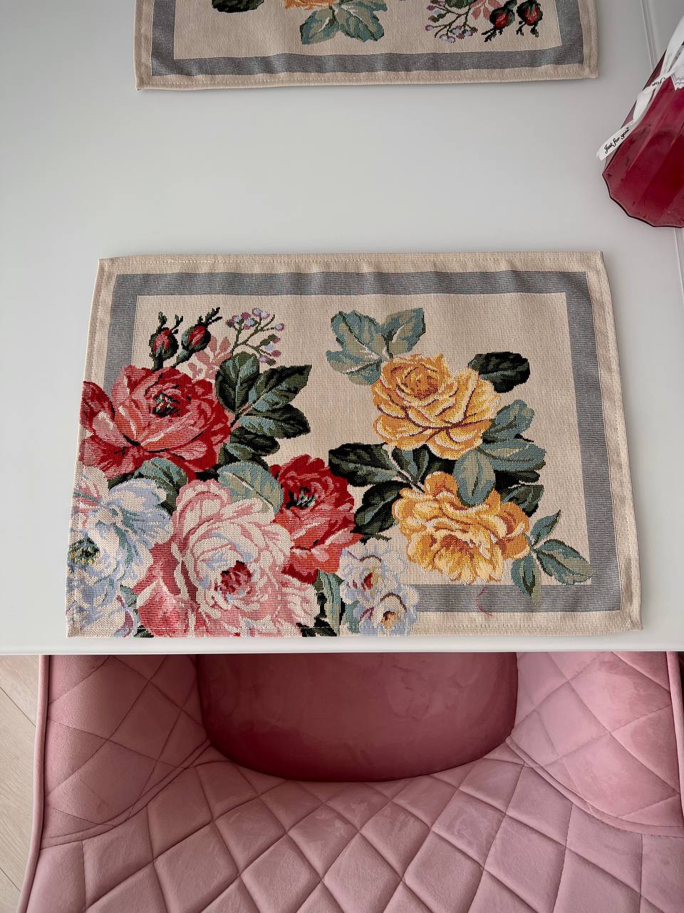 Серветка гобеленова TANZANITA Limaso, 33x45, Прямокутна, Повсякденний, Без люрексу, 60% поліестер, 24% бавовна, 16% акрил, Гобелен - фото 2
