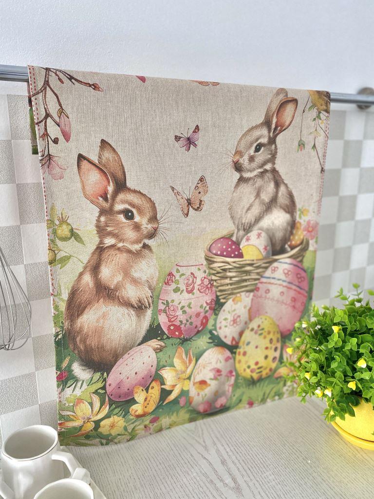 Набір з 2 шт. кухонних рушників "Egg Hunt" SET TOWELS-12, 45x65, Прямокутна, Великодній, Принт, 100% бавовна, 2 шт. - фото 5