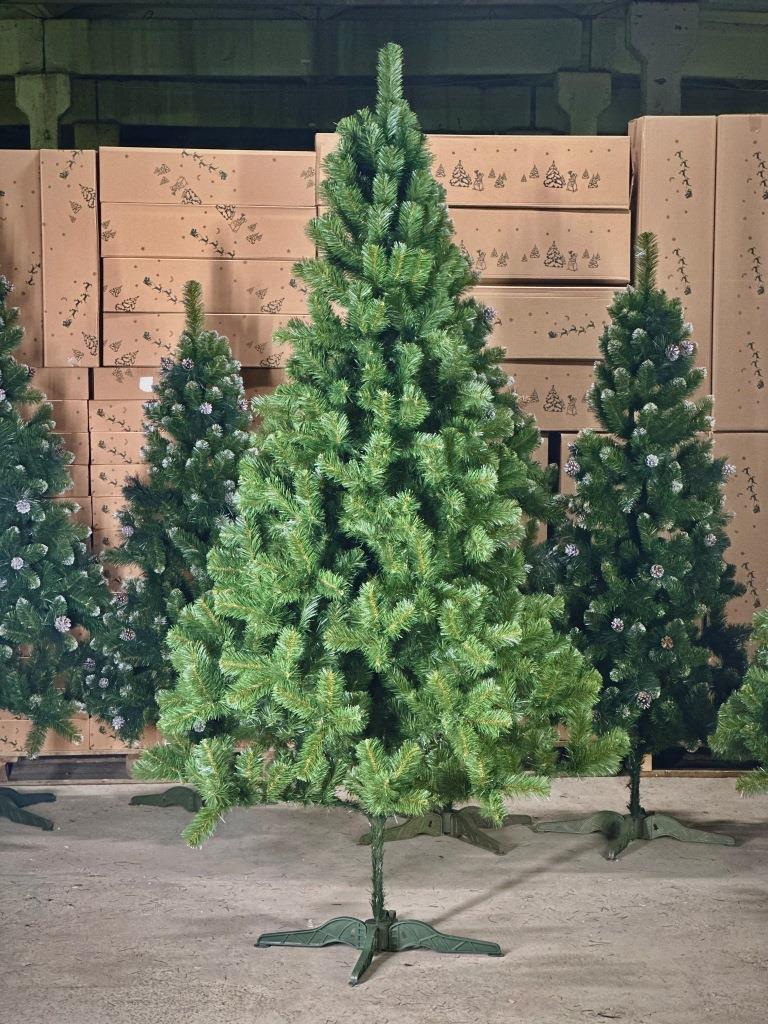 Ялинка новорічна зелена 1,0м Н.З. XMAS TREE GREEN, 2,3 m