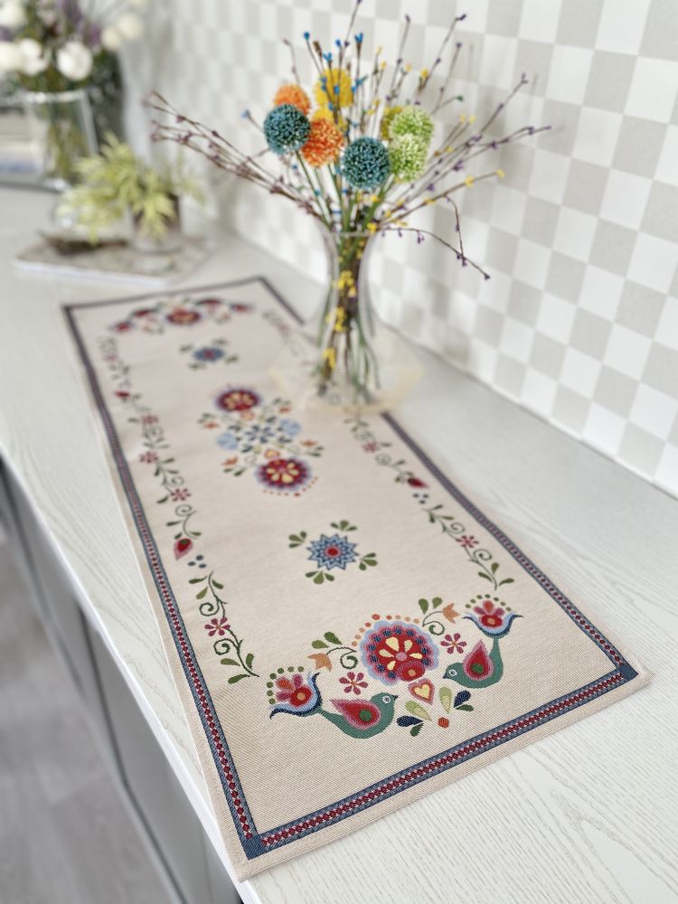 Доріжка гобеленова RUNNER033 Limaso, 45x140, 140, 45, Прямокутна, Український, Без люрексу, 75% поліестер, 22% бавовна, 3% акрил, Гобелен - фото 5