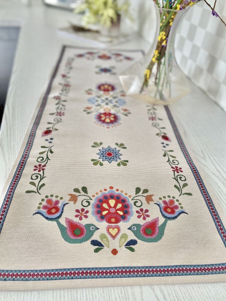 Доріжка гобеленова RUNNER033 Limaso, 45x140, 140, 45, Прямокутна, Український, Без люрексу, 75% поліестер, 22% бавовна, 3% акрил, Гобелен - фото 6