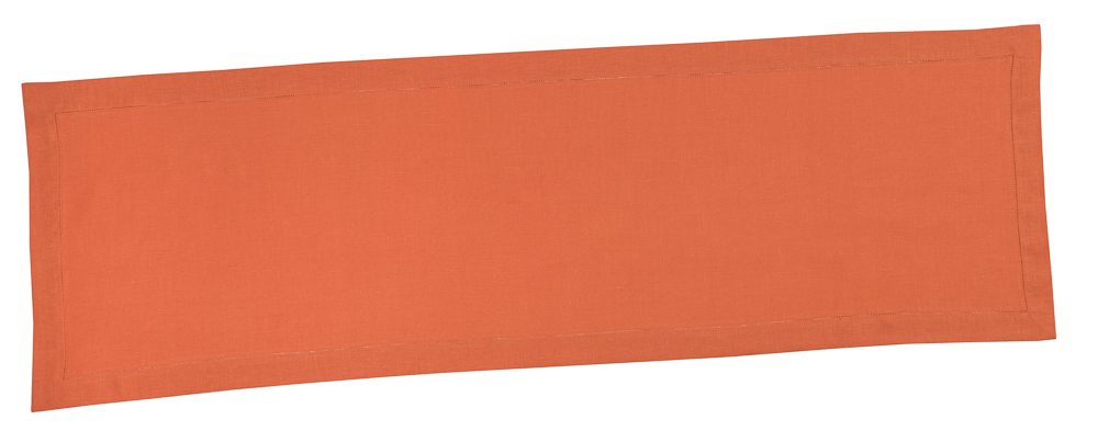 Доріжка лляна з мережкою NPL05, 45x140, Прямокутна, Однотонний, Вишивка, 100% льон - фото 2