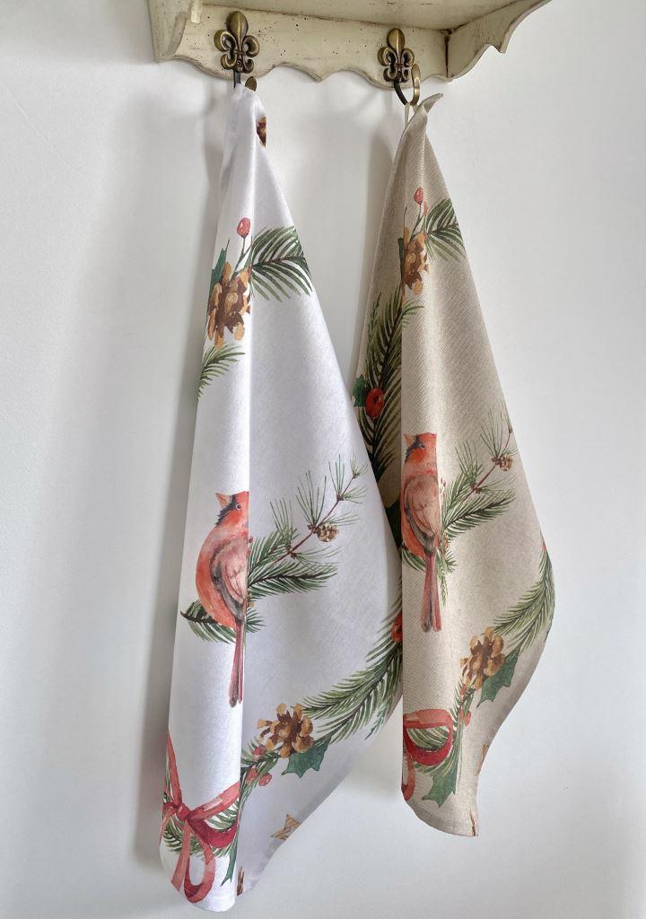 Набір з 2 шт. кухонних рушників "Red Cardinal" SET TOWELS-19, 45x65, Прямокутна, Новорічний, Принт, 100% бавовна, 2 шт. - фото 2