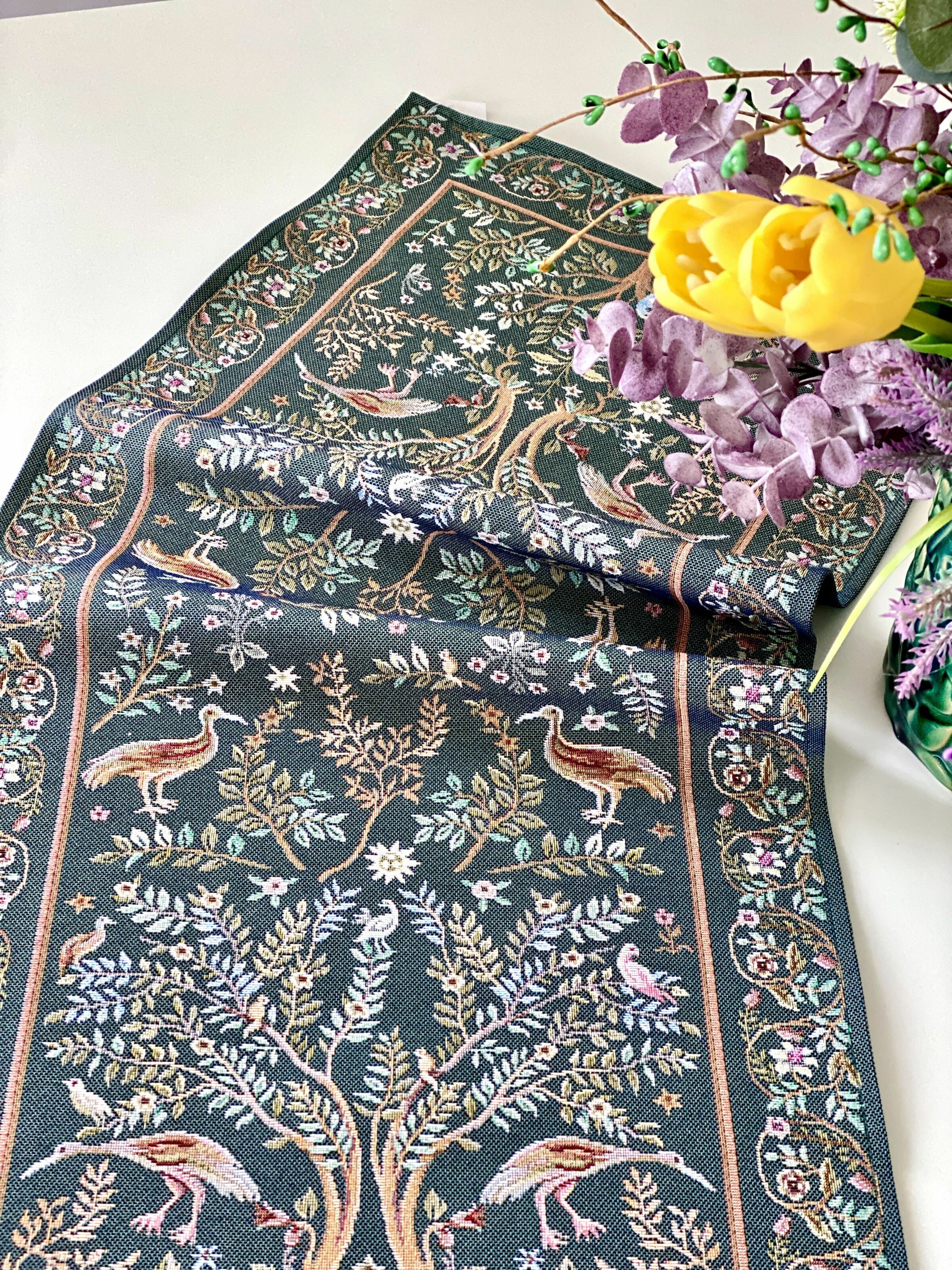Доріжка гобеленова RUNNER1342VEO Limaso, 45x140, 140, 45, Прямокутна, Класичний, Без люрексу, 75% поліестер, 22% бавовна, 3% акрил, Гобелен - фото 8