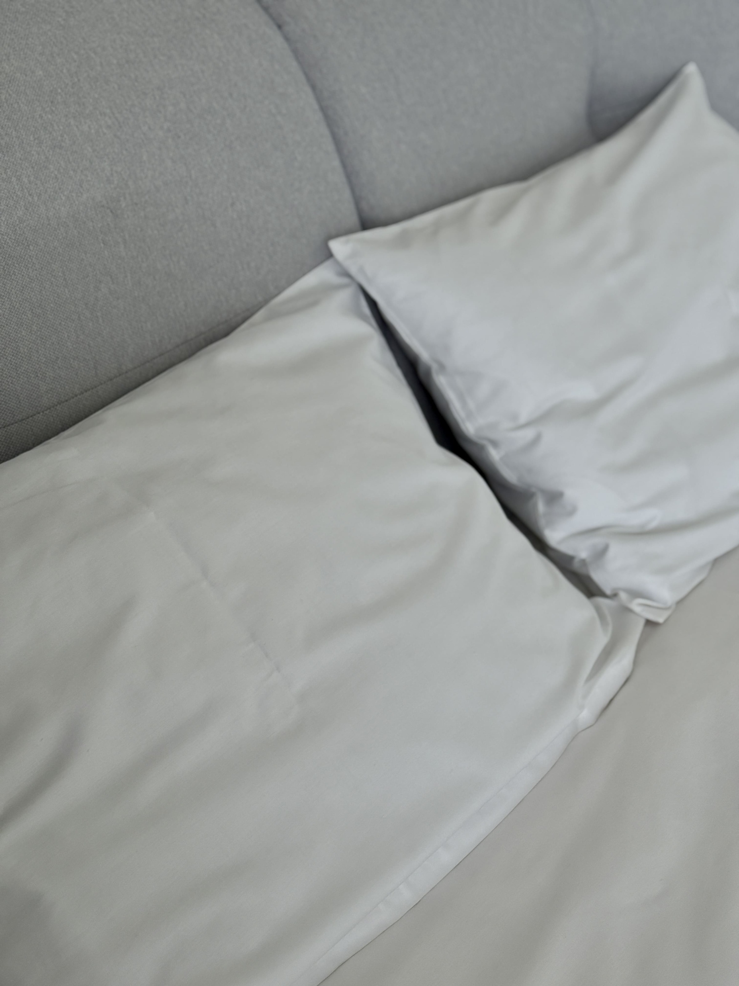 Постільний набір двоспальний SATIN WHITE-PN (200x220+3*50x70), Двоспальний, 220, 200, Прямокутна, Однотонний, 100% сатин, Сатин - фото 5
